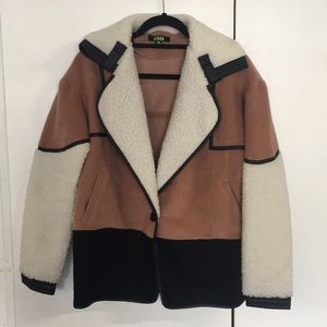 Vintage retro single button coat from Nasty Gal